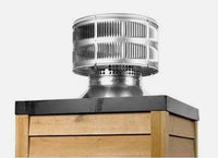 HHT Round termination cap with storm collar TR444