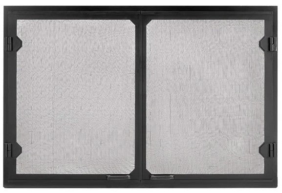 HHT Black Grand Vista cabinet style mesh doors GV36BK