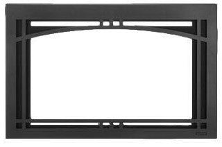 HHT Black Contemporary Arch 30" screen front CASFI30BK