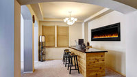 SimpliFire Allusion 40" Electric Linear Fireplace SF-ALL40-BK