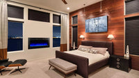 SimpliFire Allusion 60" Electric Linear Fireplace SF-ALL60-BK
