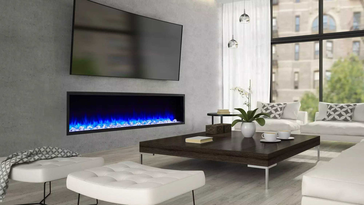 SimpliFire Scion 78" Electric Fireplace SF-SC78-BK