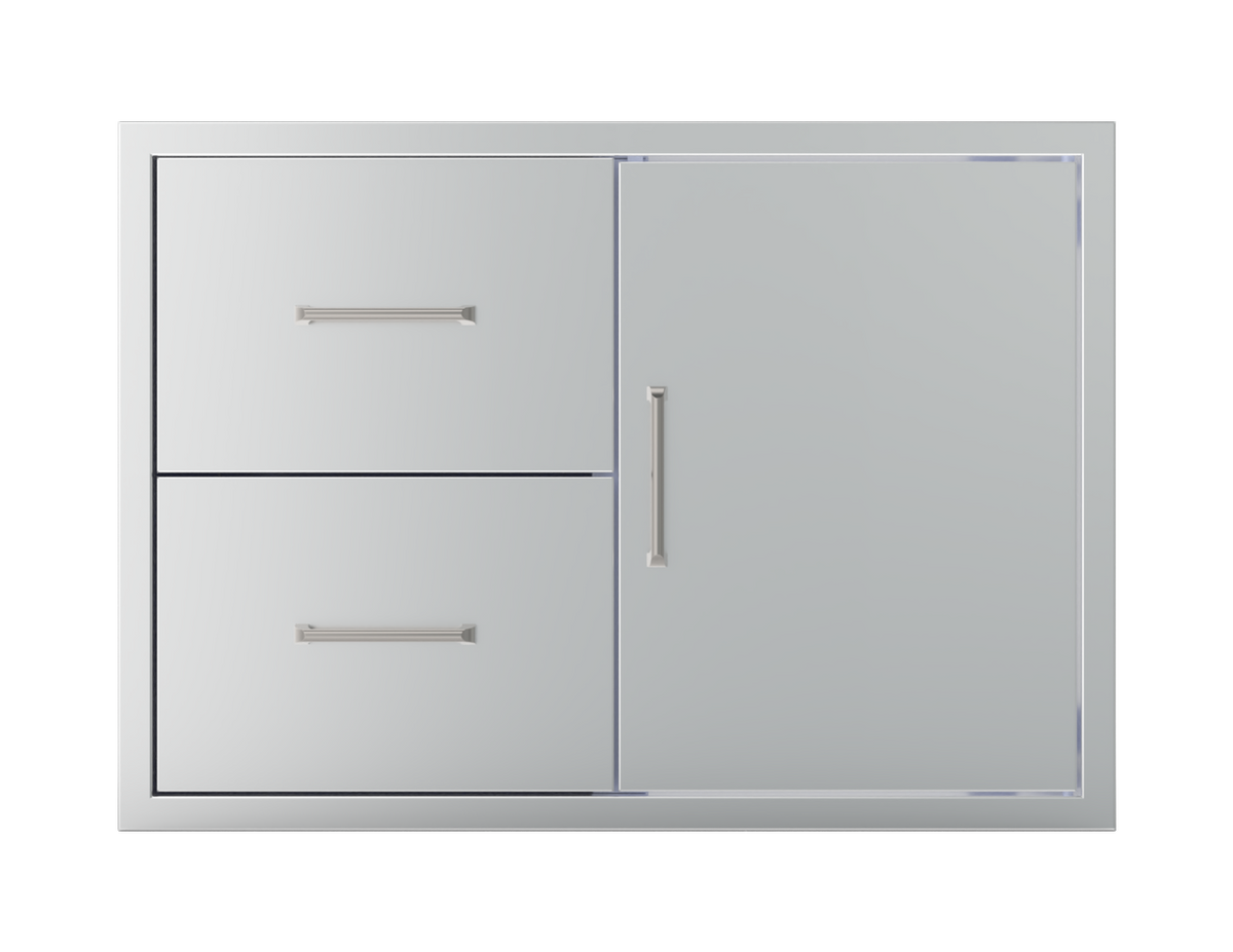 Wildfire Door/Drawer Combo 30" X 21" 304 Stainless Steel - WFDDWCOMBO3021-SS