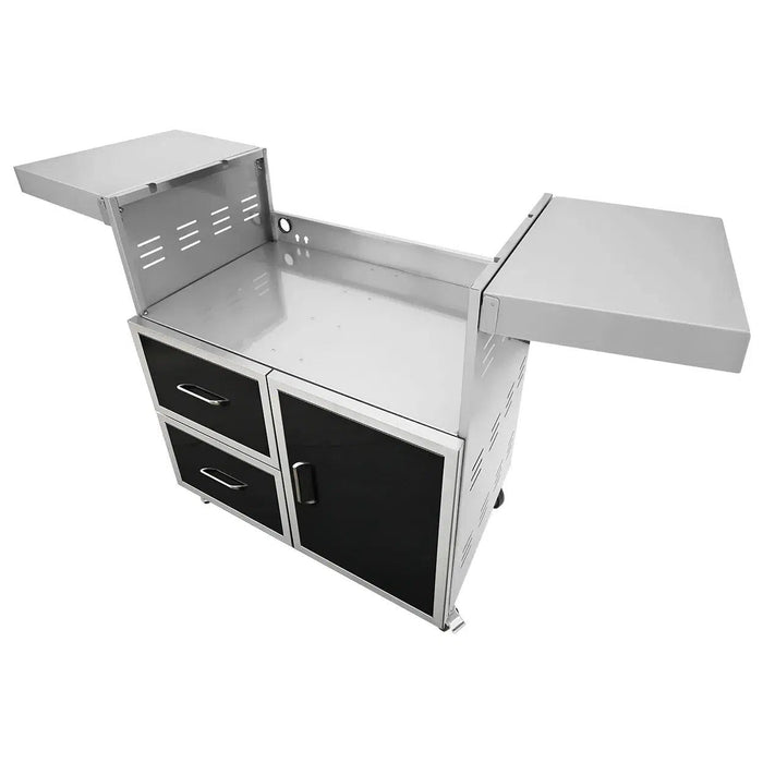 Wildfire 42" Grill Cart Black Stainless Steel - WFCART42-BSS
