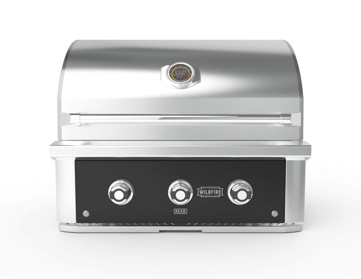 Wildfire Ranch Pro 30" Gas Grill 304 Black Stainless Steel Propane - WFPRO30G-BSS-LP