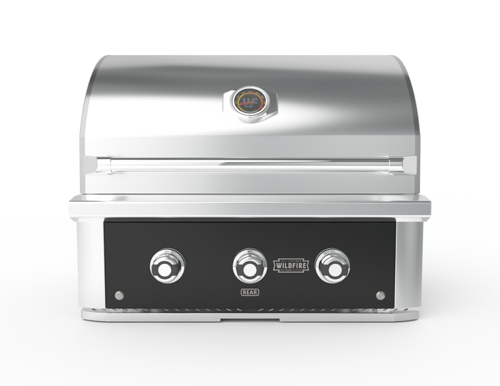 Wildfire Ranch Pro 30" Gas Grill 304 Black Stainless Steel Propane - WFPRO30G-BSS-LP