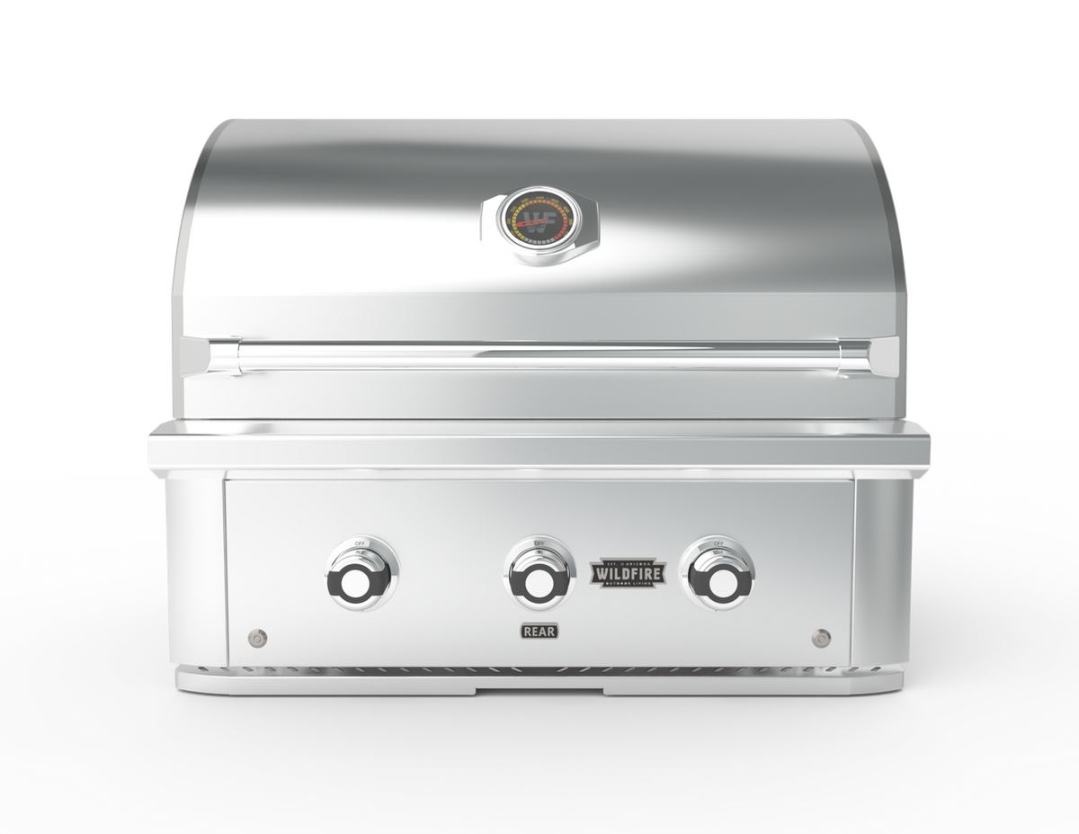 Wildfire Ranch Pro 30" Gas Grill 304 Stainless Steel Natural Gas - WFPRO30G-SS-NG