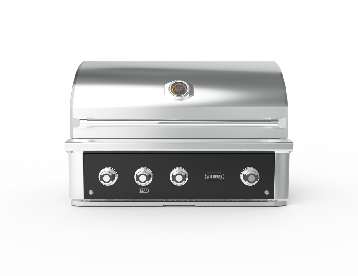Wildfire Ranch Pro 36" Gas Grill 304 Black Stainless Steel Natural Gas - WFPRO36G-BSS-NG