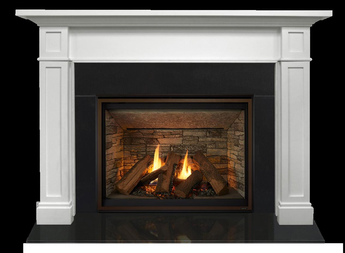 Majestic Acadia B Flush Wood Mantel AFAAAUB — family design; see specifications for supplied finish and size
