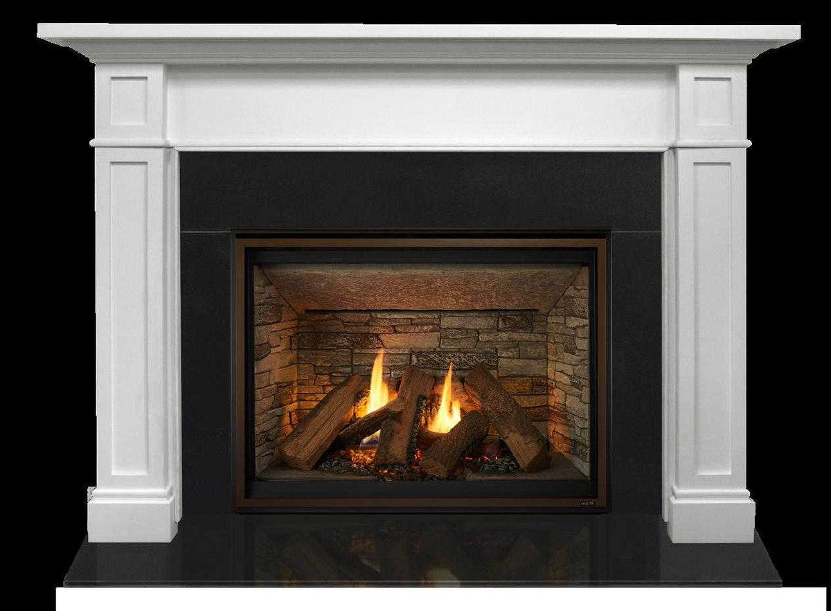 Majestic Acadia B Flush Wood Mantel AFAAMPB — family design; see specifications for supplied finish and size