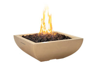 American Fyre Designs Bordeaux Petite 431 outdoor fire bowl in Cafe Blanco