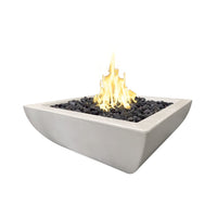 American Fyre Designs Bordeaux Petite 431 outdoor fire bowl in White Aspen