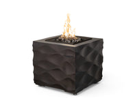 Official American Fyre Designs 726 manufacturer photograph; shown finish and optional decorative media are illustrative. Propane cylinder and site furnishings, where pictured, are not included.