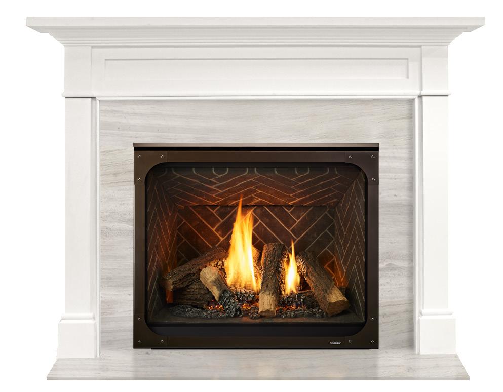 Majestic Roxborough B Flush Wood Mantel AFRHMPB — family design; see specifications for supplied finish and size