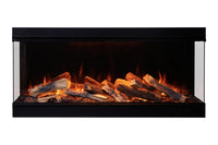 Amantii Fire & Ice LumaForest 48" Indoor only 3 Sided Built-In Smart Electric Fireplace | LF48