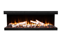 Amantii Fire & Ice LumaForest 63" Indoor only 3 Sided Built-In Smart Electric Fireplace | LF63