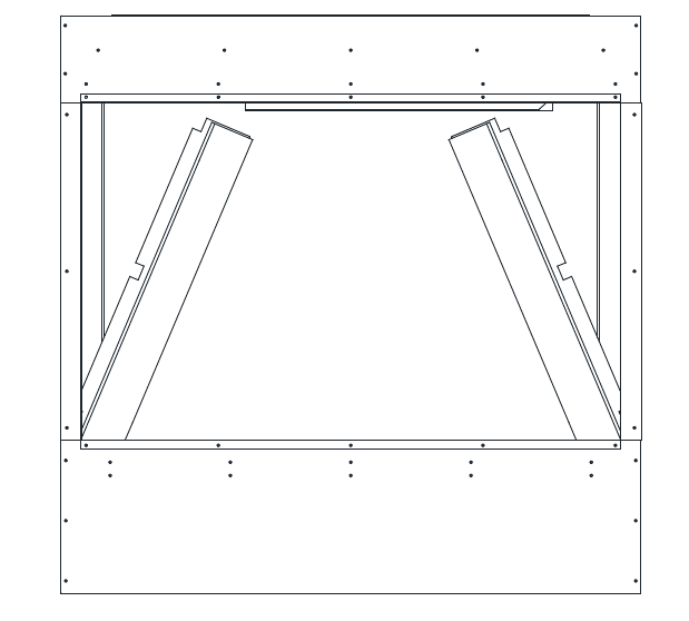 Amantii Black Glass Liner for BI-TRD-38-SIG - 2 Pieces | SIG-38-BGL
