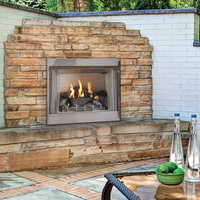 Carol Rose Premium 42" Vent Free Traditional Outdoor Fireplace OP42FP