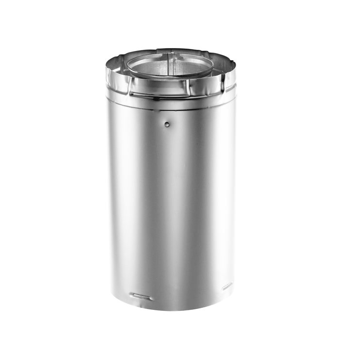 DuraVent DirectVent Pro galvanized six-inch pipe length; representative series image