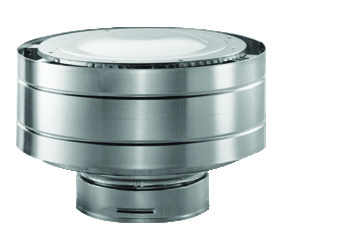 DuraVent DirectVent Pro 5 x 8 Low-Profile Vertical Termination Cap (aluminum) 58DVA-VC — manufacturer family image