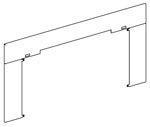IronStrike Montlake 230 surround for ML230-FPTRIM3348 — manufacturer shared-family illustration; dimensions vary by SKU