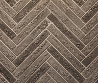 Monessen Lo-Rider Multi-tonal Gray Herringbone interior — manufacturer panel close-up