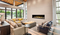 Napoleon Vector™ 74 Direct Vent Fireplace — installed room view
