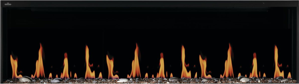 Napoleon Luminex 65 LCD Electric Linear Built-in Fireplace — product and configuration view
