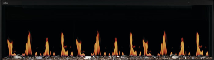 Napoleon Luminex 65 LCD Electric Linear Built-in Fireplace — product and configuration view