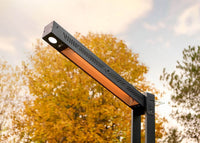 Napoleon Phantom Freestand Outdoor Electric Infrared Heater — installed room view