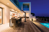 Napoleon Phantom Freestand Outdoor Electric Infrared Heater — installed room view