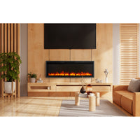 Napoleon Astound™ 50 SlimMount Electric Fireplace — installed room view