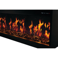 Napoleon Luminex 65 LCD Electric Linear Built-in Fireplace — product and configuration view