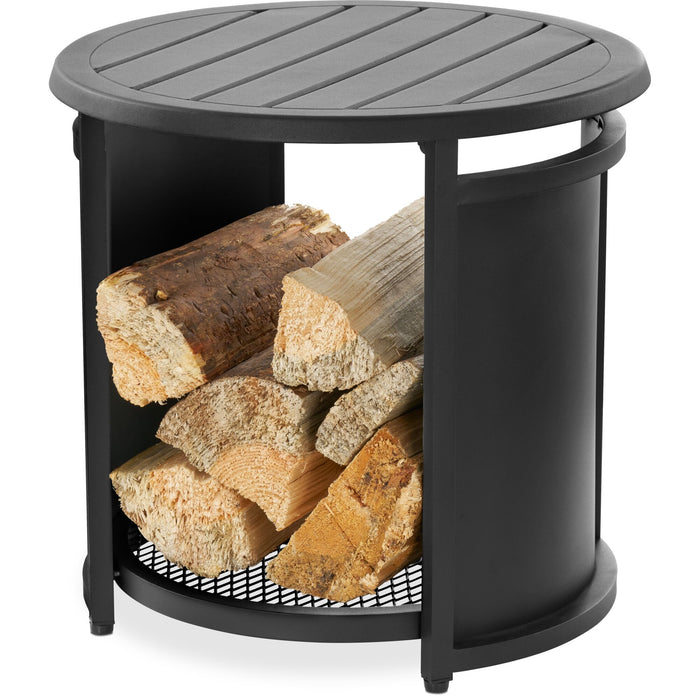 Round Fire Pit Side Table
