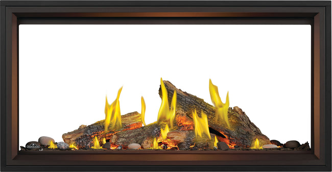 Napoleon Tall Linear Vector™ 50 See Through with Luminous Logs