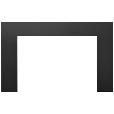 Napoleon Backerplate - Large 3-Sided, Black (RD2: 22.25" H x 38.25" W, RD3: 25.25" H x 40.25" W) BK3B2RD — manufacturer style illustration; see model dimensions