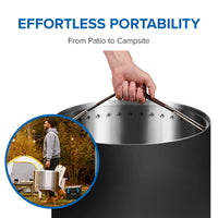 Napoleon Timberwolf® Smokeless Fire Pit — product and configuration view
