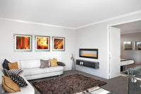 Napoleon CLEARion™ Elite 60 Built-in Electric Fireplace — installed room view