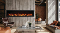 Napoleon Astound™ 96 Built-In Electric Fireplace — installed room view