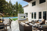 Napoleon Galaxy™ 50 Outdoor Fireplace — installed room view