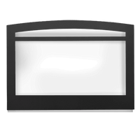 Napoleon Faceplate - Small Arched 4-Sided, 2.5" Black (for 3-Sided Backerplate) for Rosedale™ 3, X3 SABKF3RD