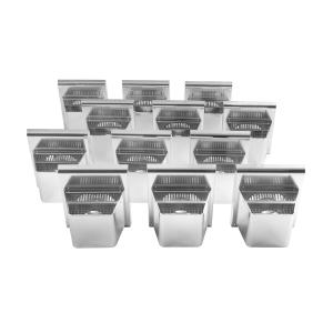 Wall Terminal/Vinyl Siding Sheild Pack - 4/7" - Bulk Pack of 12 (Square terminal only)