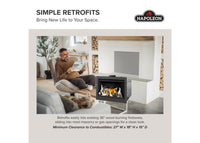 Napoleon Rosedale™ 2 Gas Insert — product and configuration view