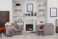 Napoleon Element™ 36 Built-in Electric Fireplace — installed room view