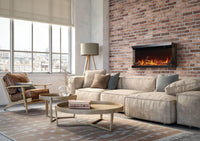 Napoleon Astound™ 50 FlexMount Electric Fireplace — installed room view