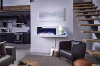 Napoleon Stylus™ Cara Elite Electric Fireplace — installed room view