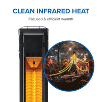 Napoleon Phantom Freestand Outdoor Electric Infrared Heater — product and configuration view