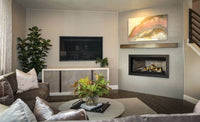Napoleon Ascent™ Linear 42 Direct Vent Fireplace — installed room view