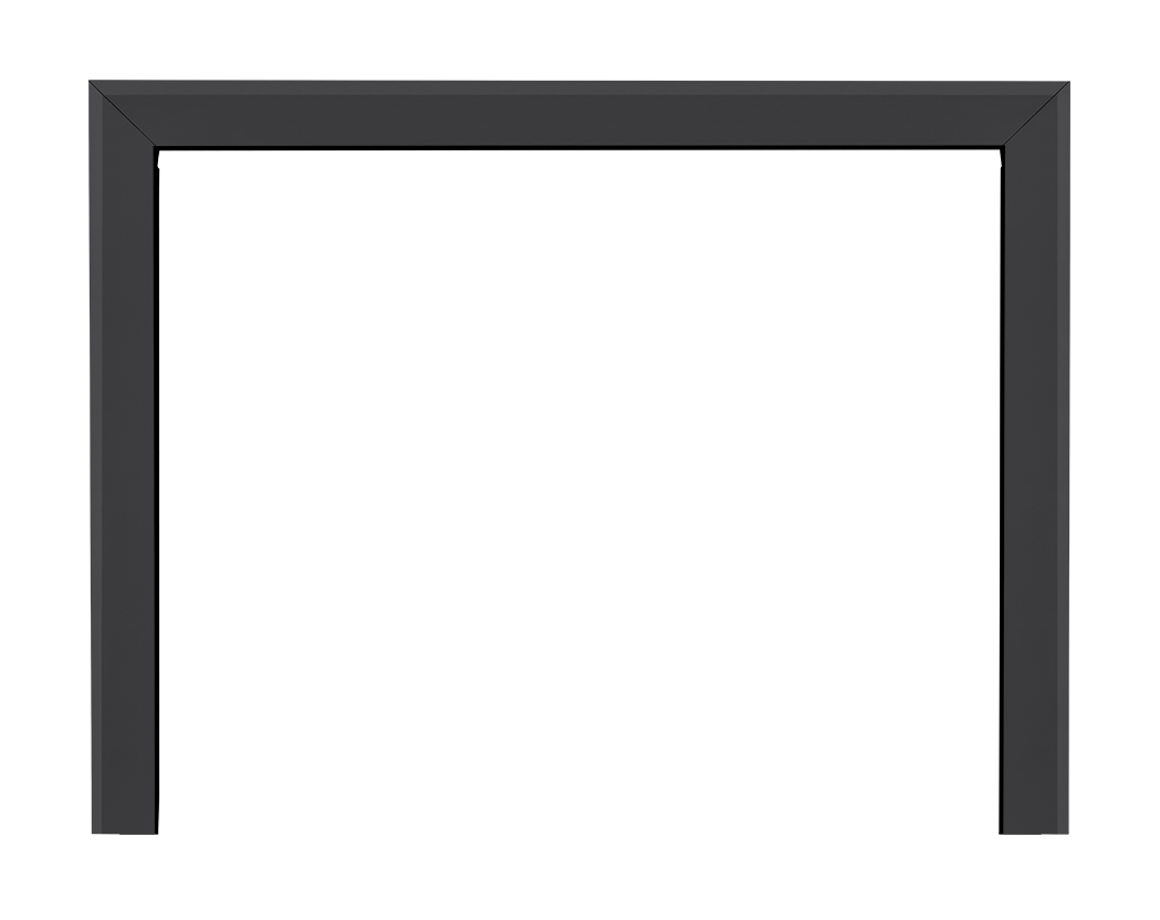 Finishing Trim - 3.5" Black, 4-Sided with Beveled Edge for Altitude™ X 42