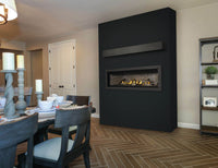 Napoleon Ascent™ Linear 56 Direct Vent Fireplace — installed room view